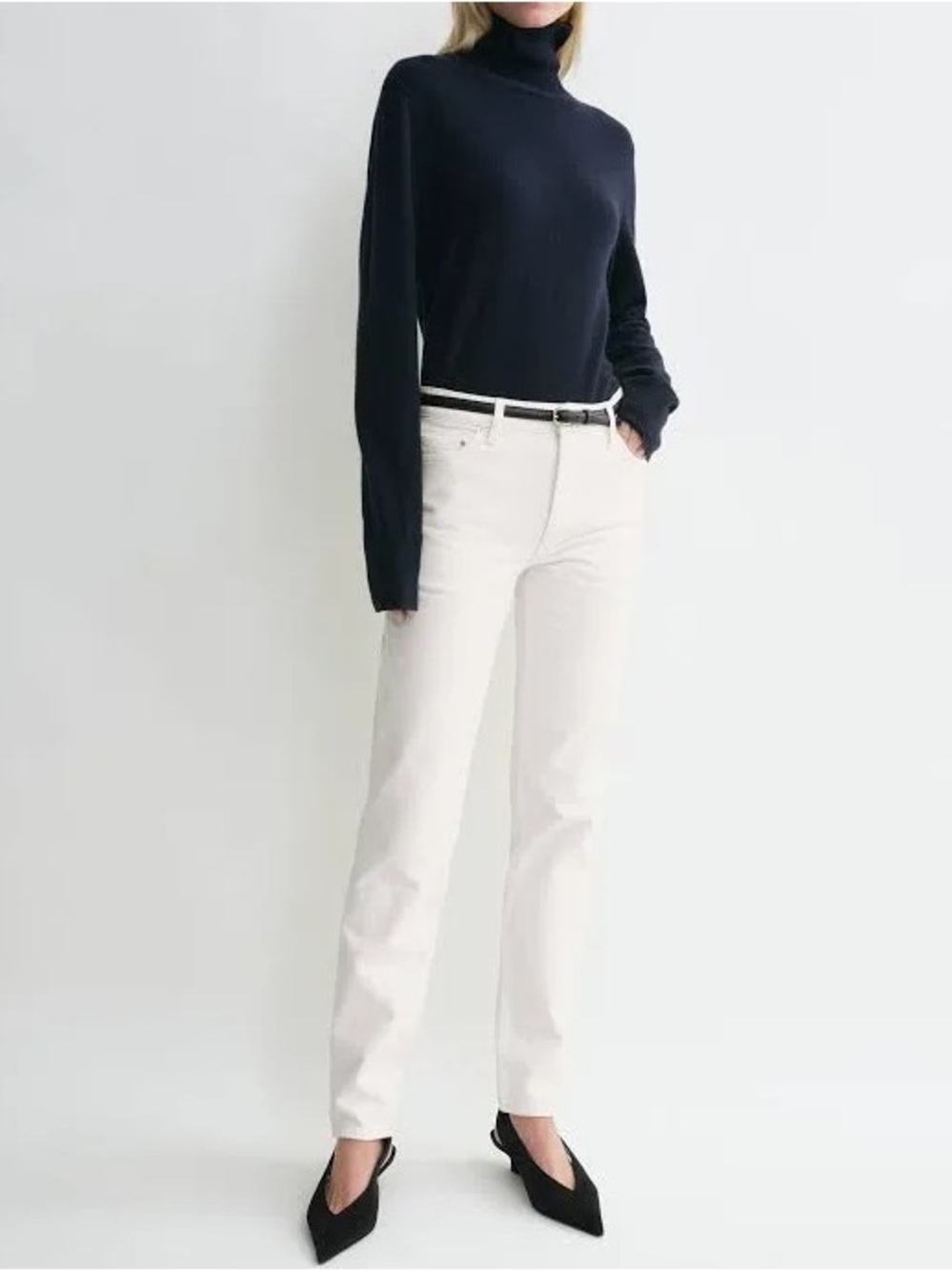 Toteme Women Low Taper Denim White Jeans 30 / 32